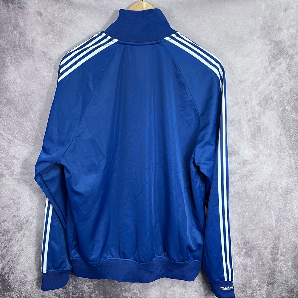 Chicago Cubs Jacket Mens Large Blue Mitchell And Ness MLB  Full Zip Cooperstown - Picture 11 of 14